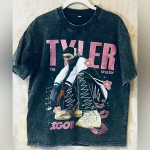 Tyler, The Creator IGOR Black Acid Wash T-Shirt – Size S – 100% Cotton